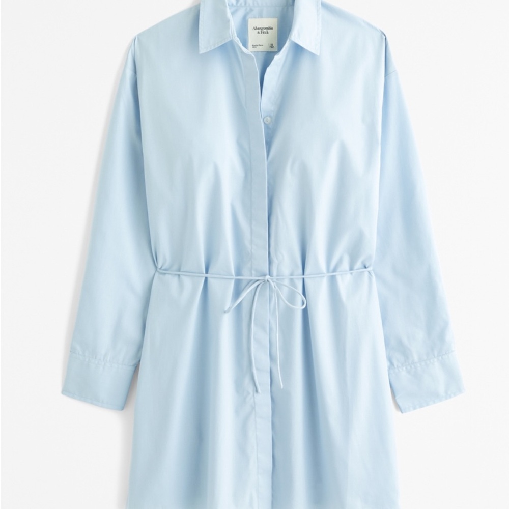 Light Blue Shirt Dress